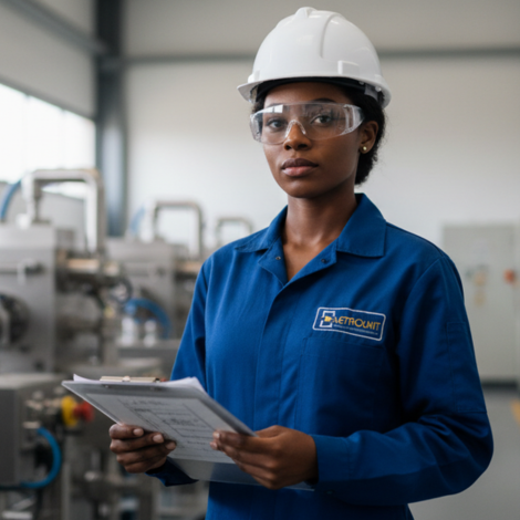 Equipe técnica ELETROLHIT em montagem e manutenção industrial